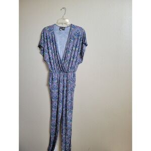 Saturday Sunday Anthropologie Women's Romper Boho Aztec Geometric Jumpsuit Sz M